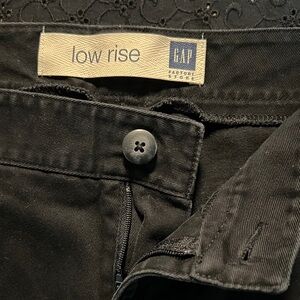 GAP Black Low Rise Trousers